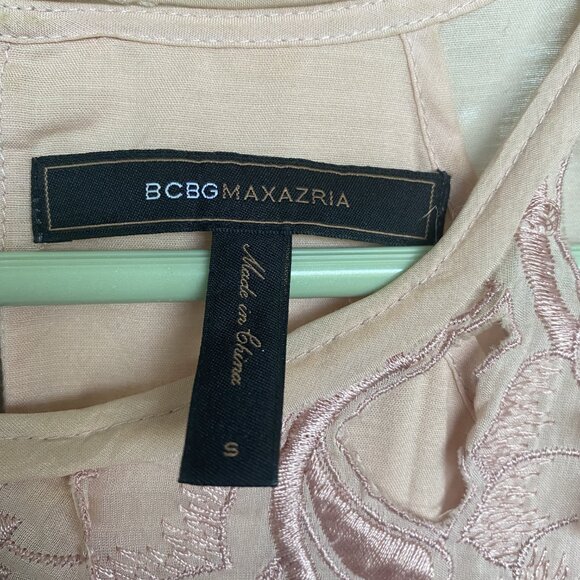 BCBGMaxAzria - Pink Flower Cocktail Dress - Picture 3 of 7